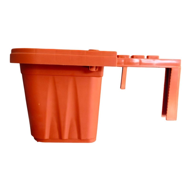 خورشيد للبلاستيك حوض بلكونة من خورشيد بلاست للبلاستيك - بني - Image 2